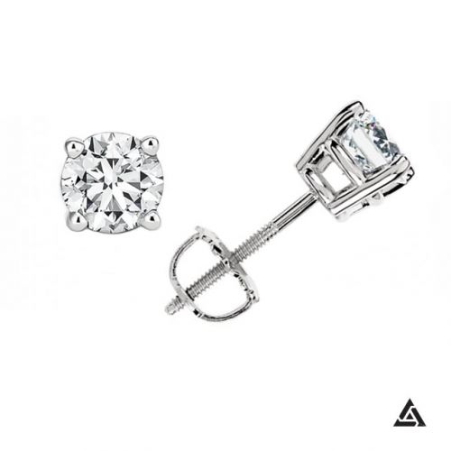 1.5 CTW Diamond Stud Earrings