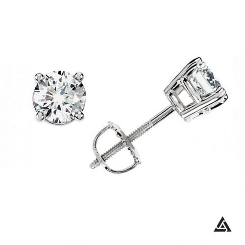 1.00 CTW Diamond Stud Earrings